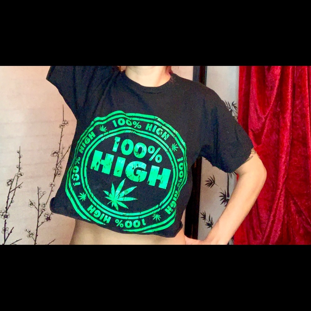 Marijuana Crop Top